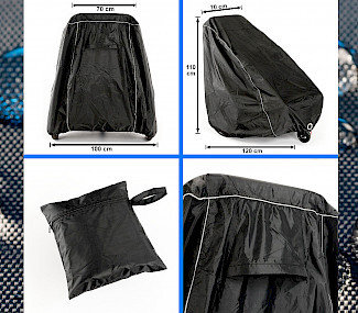 Regenschutz für Radanhänger